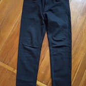 Штани джинси чоловічі чорні Л плотні