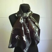 Женский шарф платок на шею сумку