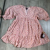 100% натуральна тканина Милота сукня у квіти валан Можно вагітним