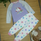 Пижама теплая для девочки 5-6лет