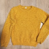 Свитер травка с блестящей ниткой