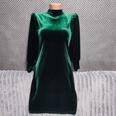 Шикарное велюровое платье по фигуре, р.40/42(евро)