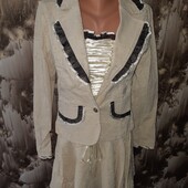 Распродажа гардероба! Люксовый костюм двойка Турция. Состояние нового.