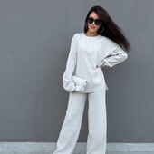 Костюм Кайлі Стильний костюм із м’якої машинної в’язки