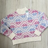 Primark.Тепленька кофта /свитерок для дівчинки 128(7-8 років)