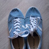 Стильні сині кеди, розмір 37. Устілка 23 см