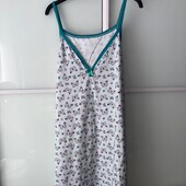 Нова бавовняна нічна сорочка в метеликах