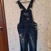 Джинсовый комбинизон 100% котон