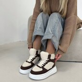 Черевики утеплені в 2 кольорах