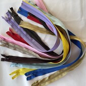 В лоте - 10 шт - блискавки спіраль 50-70 см