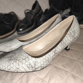 Damart uk4 37p жіночі туфлі човники під рептилію