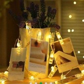 Светодиодная гирлянда с прищепками 10 шт