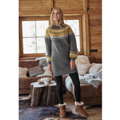 Якісна, тепла жіноча сукня туніка Норвежский стиль esmara