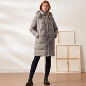 Дуже-дуже круте, приємно-м'яке, тепле зимове стьобане куртка пальто tchibo, р 48-50