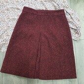 Женская теплая шерстяная юбка