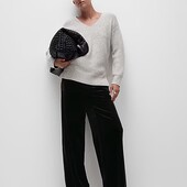 Велюрові брюки wide leg M&S