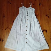 Літній білий сарафан Коллінз б.у. на бретелях