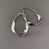 Срібні геометричні сережки 925