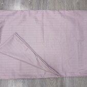 Наволочки цвет пудры страйп сатин 50 на 70 Турция