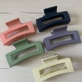 Матова заколка, крабік для волосся )) 1 на вибір