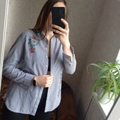 Прекрасна блуза з квітковими вишивками ❤️