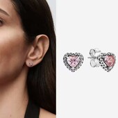 Срібні сережки в стилі пандора 925