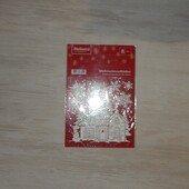 Наклейки Melinera 30шт білі блискучі будиночок