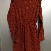 Теплое платье трикотаж двунитка,158-164.