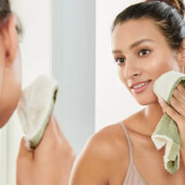 ♕Лот 2 шт♕ Спеціальна серветка для обличчя від Tchibo (Німеччина) м'ятний