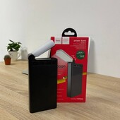 Павербанк з ліхтариком Hoco 30000mAh чорний