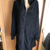 Меховушка дуже довга, плюшева, халат, плаття, худи, 3-5XL. слип.