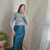 Топ з рюшами, довгий рукав❤️