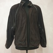 Курточка ветровка из натуральной кожи лайки, мягусенькая , размер 46-52, есть замеры