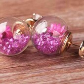 29 по 29. очень славные стильные сережки. розовые