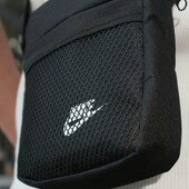 Барсетка сумка черна міні Nike білий логотип - класна сумочка!