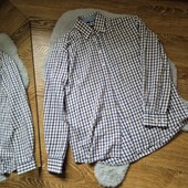 Сорочка в клітинку, гарний стан, М/Л