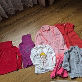 Лот для дівчинки, 18міс светр, плаття 116, 5-6р