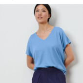 ♕ Елегантна жіноча футболка Tchibo (Німеччина) наші розміри 44-46(36/38 євро)нюанс