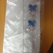 Весільні атласні рукавички