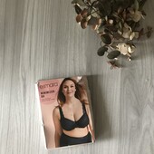 Эсмара! Женские чёрный бюстгальтер минимайзер 95 C