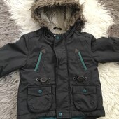 Тепла куртка- парка на 1-1,5 років зріст 80-86