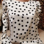 ❤️Стильная блуза в горошек Papaya❤️Смотрите мои лоты ❤️