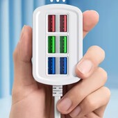 Зарядний пристрій на 6 USB портів