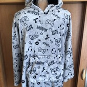 Меховушка, плюшева туника, кофта, худи, L/XL. City Comfort. в ідеалі