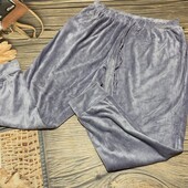 Плюшевые пижамные штаны размер 54/56