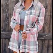 Сорочка жіноча в клітинку, р.XL (наш 52-54)