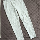 Легінси утеплені з начосом , еко шкіра new look uk16