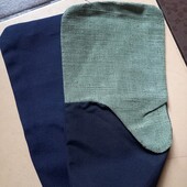 2 пары одним лотом /Рукавицы с брезентовым наладонником