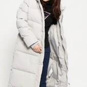 Зимове тепле пальто довге