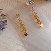 Сережки золотисті